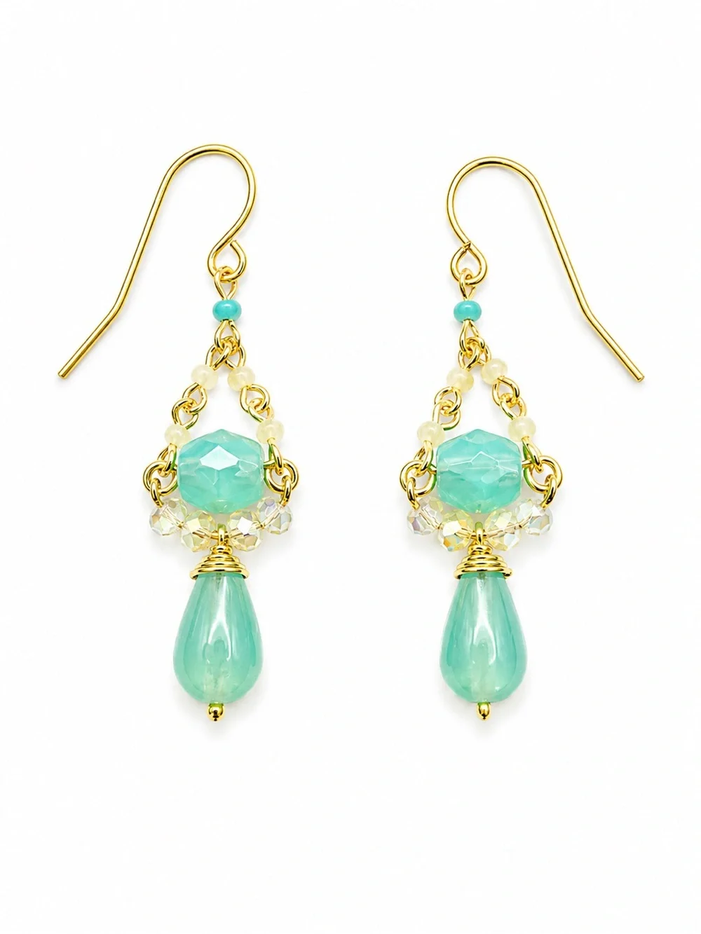 Gardenia Chandelier Earrings